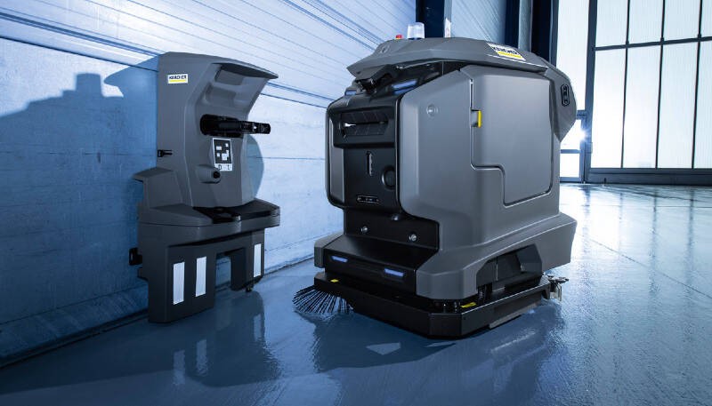 Robot lavasciuga pavimenti industriale per la pulizia professionale