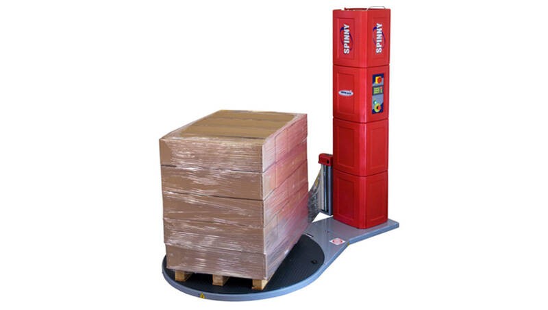 Fasciapallet semiautomatici Spinny per un imballaggio rapido, sicuro e conveniente