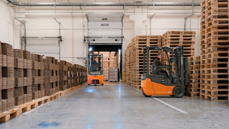 I carrelli elevatori devono cambiare gomme come le auto?