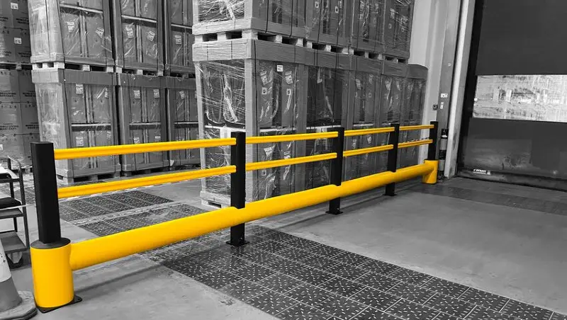 Barriere di protezione industriali per la sicurezza del magazzino